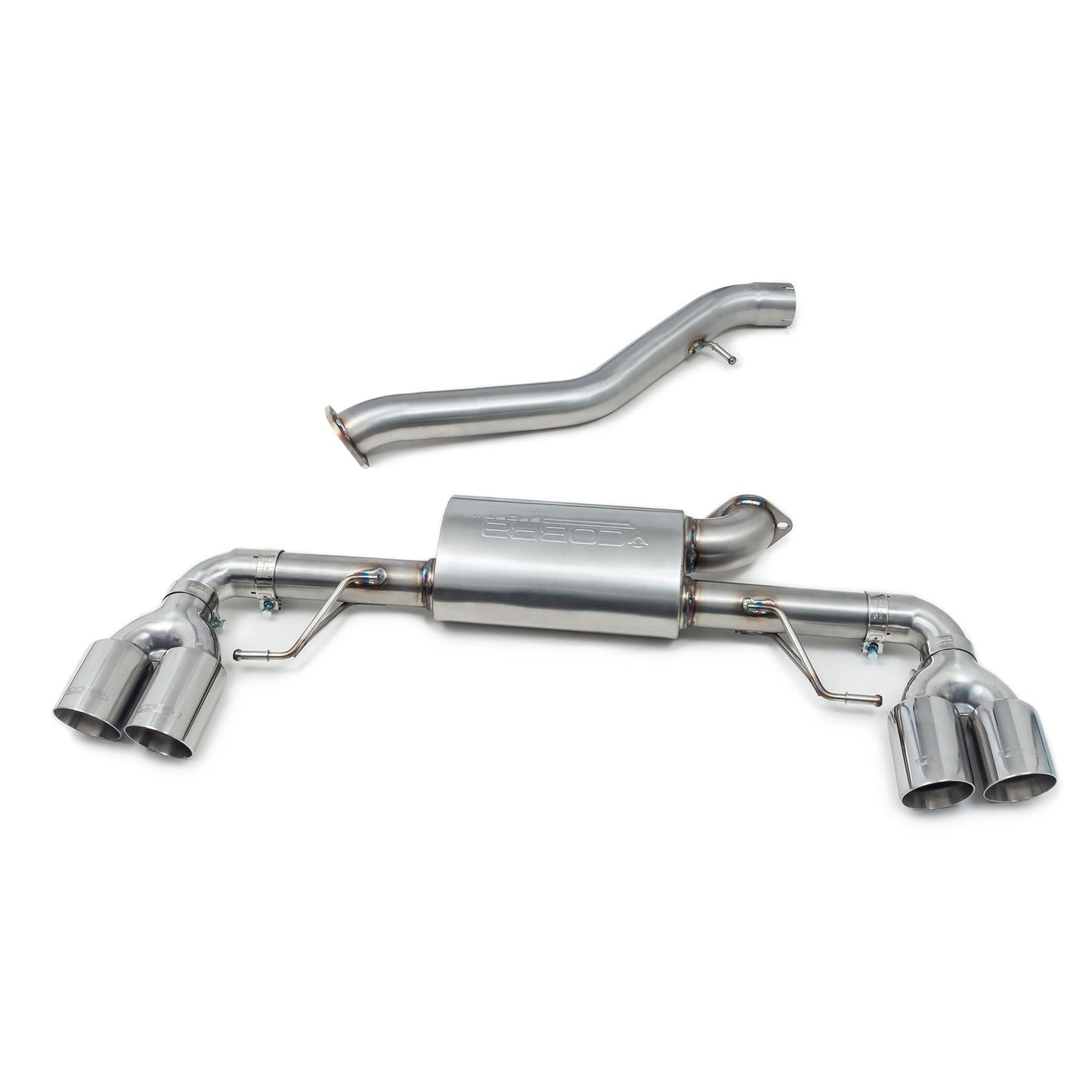 Cobra Exhaust BMW 330i (G20) (19+) Non-Valved Quad Exit M3 Style Performance Exhaust