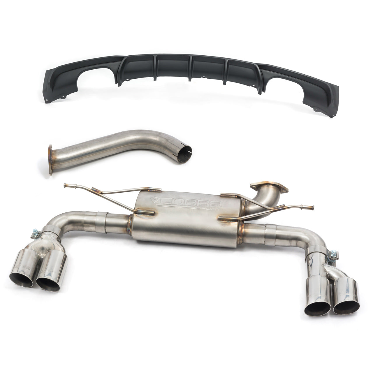 Cobra Exhaust BMW 320i (F30 LCI/F31 LCI) (2011-19) Quad Exit M3 Style Performance Exhaust Conversion
