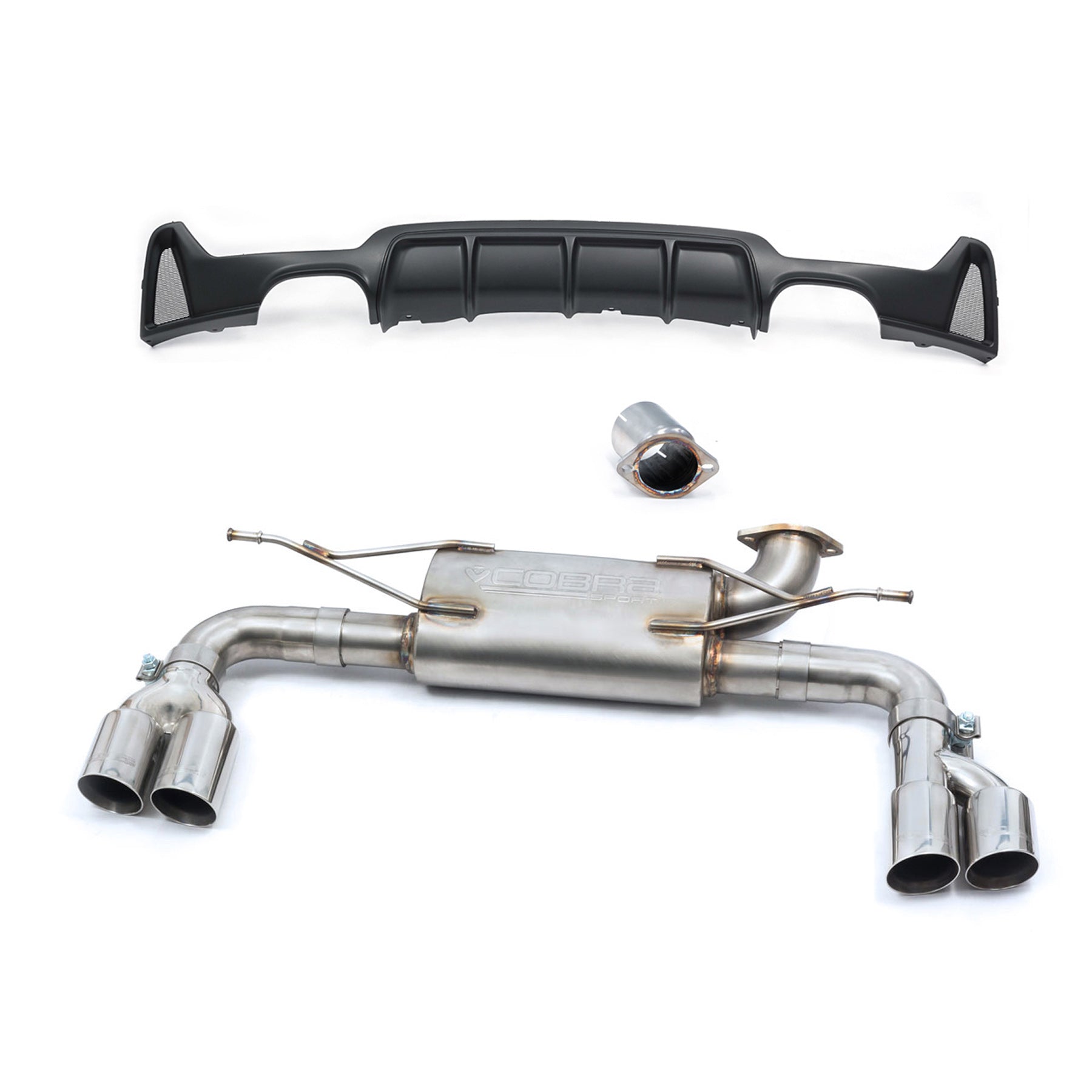 Cobra Exhaust BMW 420i (F32/F33/F36) (13-20) Quad Exit M4 Style Performance Exhaust Conversion