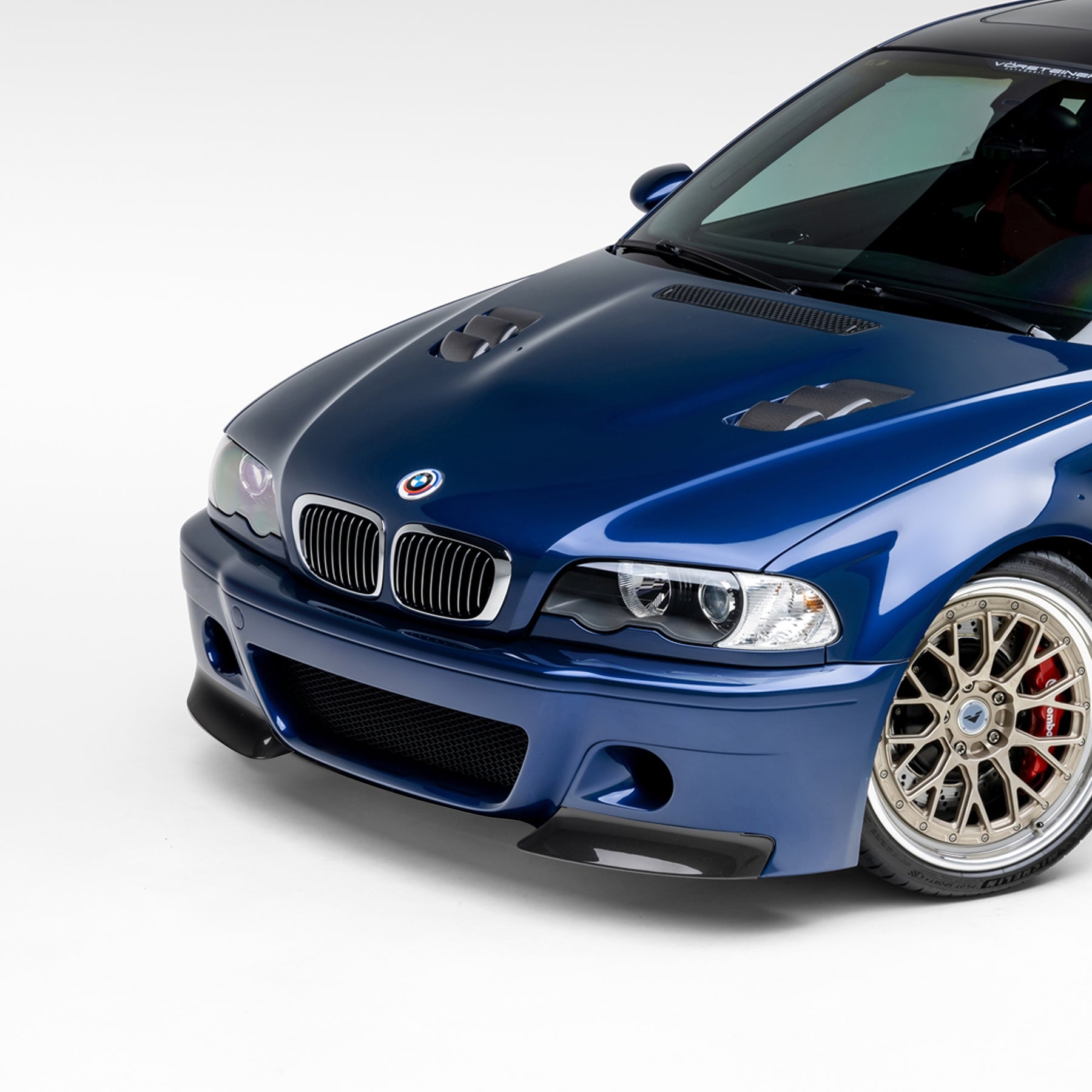 Vorsteiner BMV5610 V20 Aero Front Bumper With 2-Piece Splitter Carbon Fiber PP 1x1 Glossy