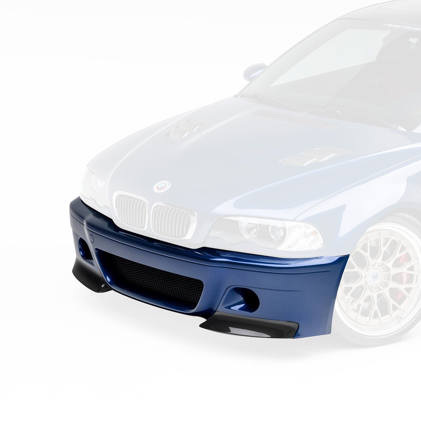 Vorsteiner BMV5610 V20 Aero Front Bumper With 2-Piece Splitter Carbon Fiber PP 1x1 Glossy