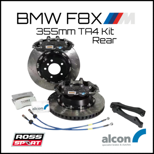 Alcon G/TA4-R-355-F8XM 355mm TA4 Rear Brake Kit - BMW F8X M Cars