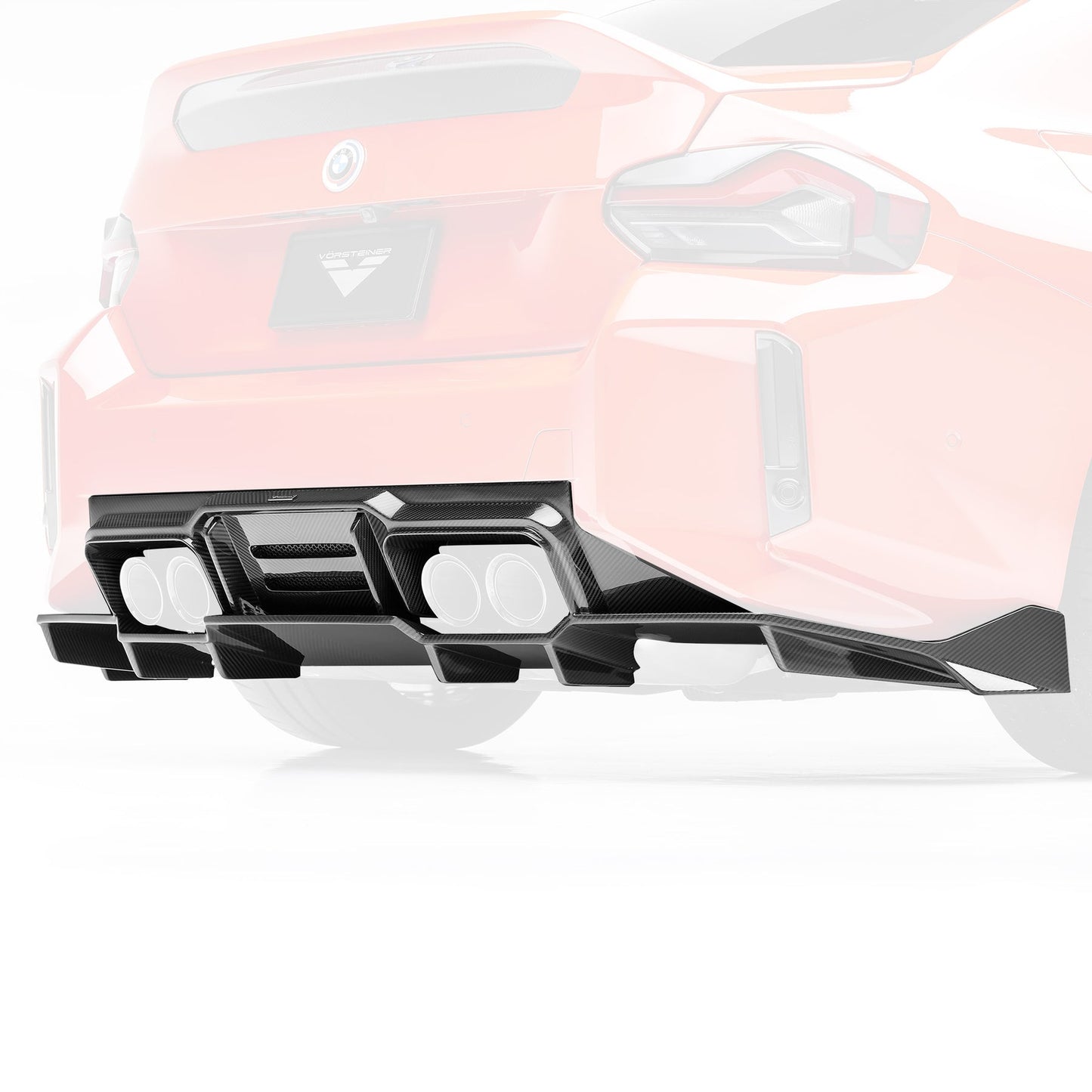 Vorsteiner BMV3250 BMW G8X M2 VRS Aero Diffuser with Under Floor Carbon fiber PP 2X2 Glossy