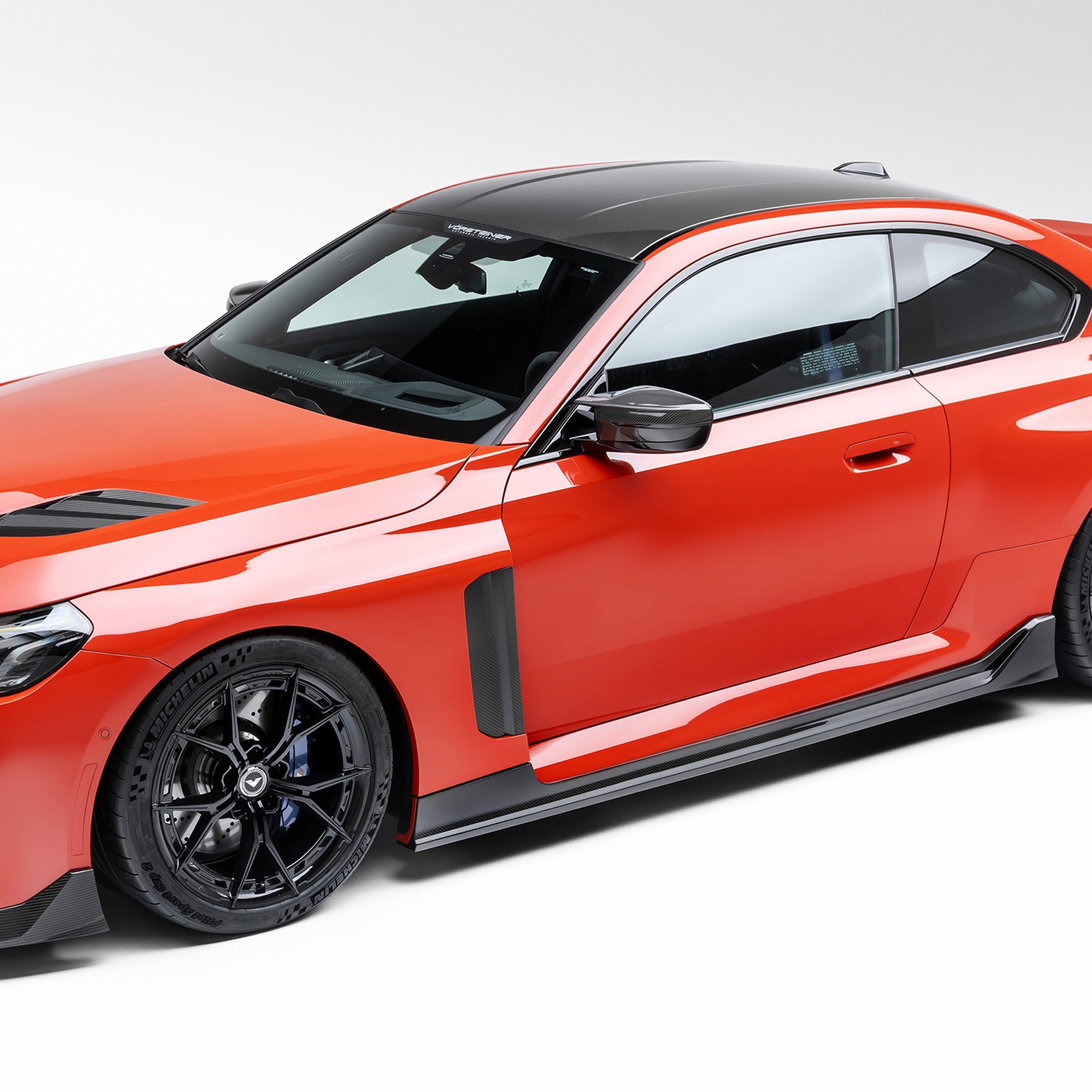 Vorsteiner BMV3293 BMW G8X M2 VRS Aero Vented Fenders with Side Skirts Carbon fiber PP 2X2 Glossy