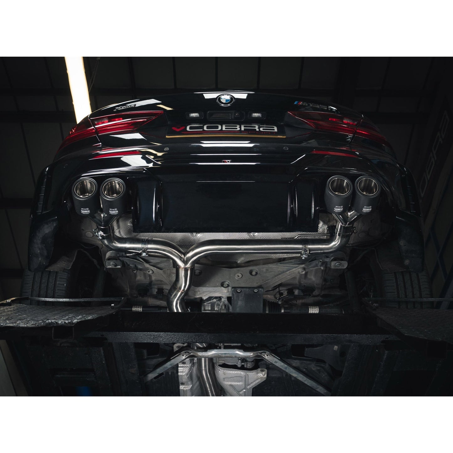 Cobra Exhaust BMW M135i (F40) Venom Quad Exit M3 Style Race Box Delete Cat Back Performance Exhaust