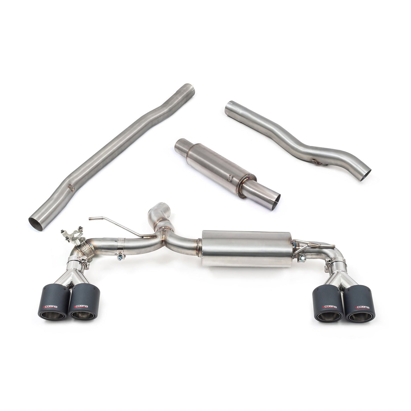 Cobra Exhaust BMW M135i (F40) Quad Exit M3 Style Cat Back Performance Exhaust