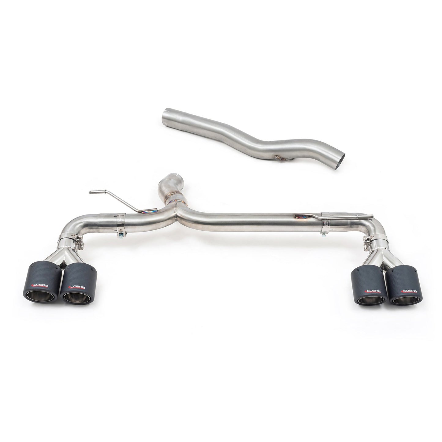 Cobra Exhaust BMW M135i (F40) Quad Exit GPF/PPF Back Non-Valved Race Box Delete M3 Style Performance Exhaust