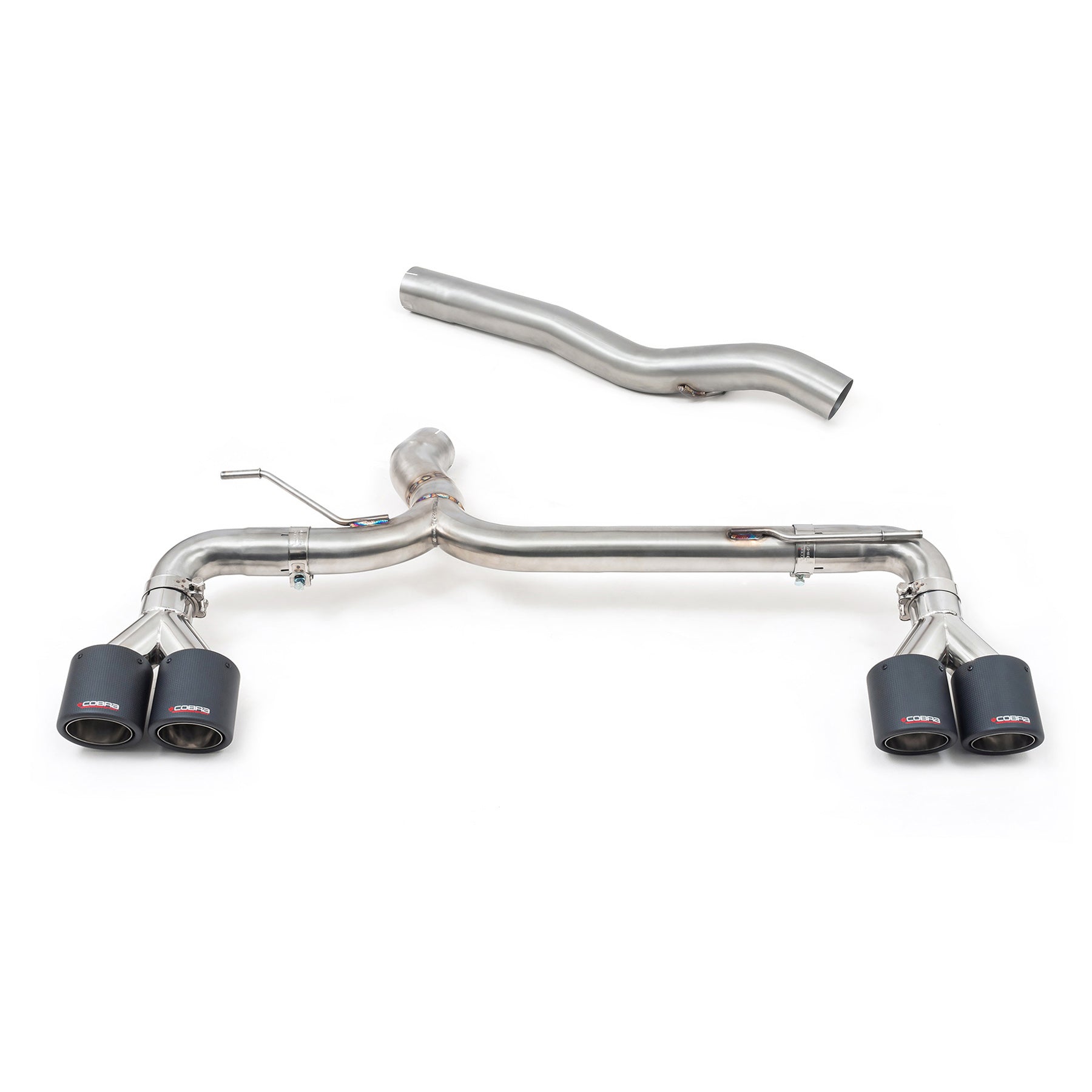Cobra Exhaust BMW M135i (F40) Quad Exit GPF/PPF Back Non-Valved Race Box Delete M3 Style Performance Exhaust