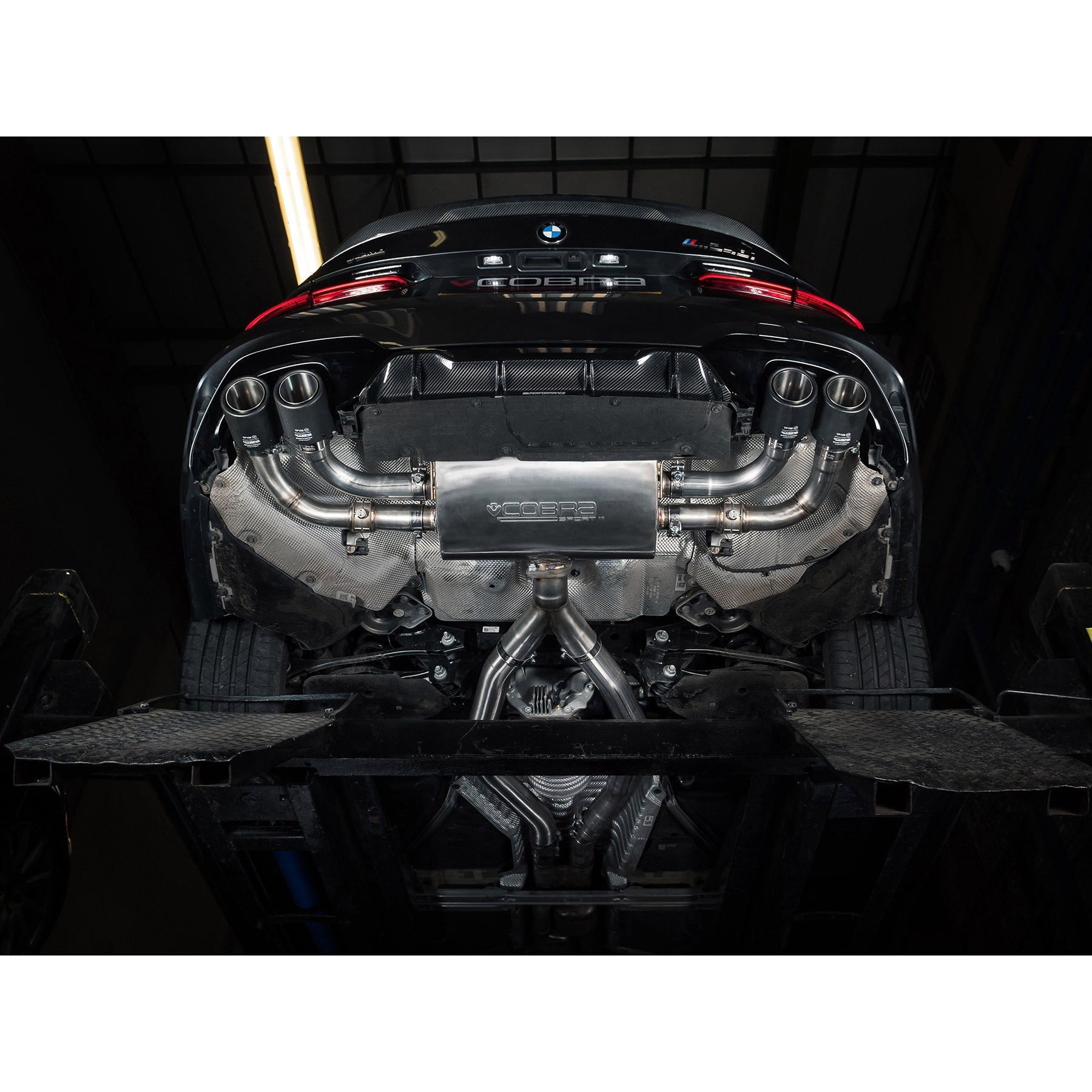 Cobra Exhaust BMW M340i (G20) (19+) (UK/EU) Valved Quad Exit GPF/PPF Back Performance Exhaust