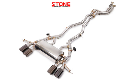 Stone Exhaust BMW S58 G80 G82 G83 OEM Integrated Valved Catback Exhaust System (M3 & M4)