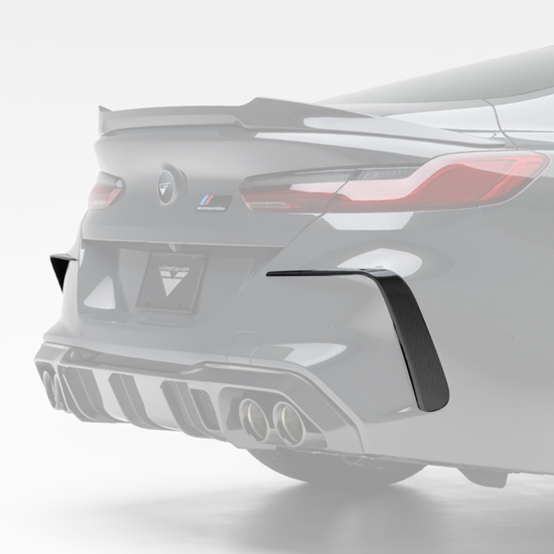 Vorsteiner BMV8025 BMW F9X M8 VRS Aero 2 pc Eye Brows on Rear Bumper