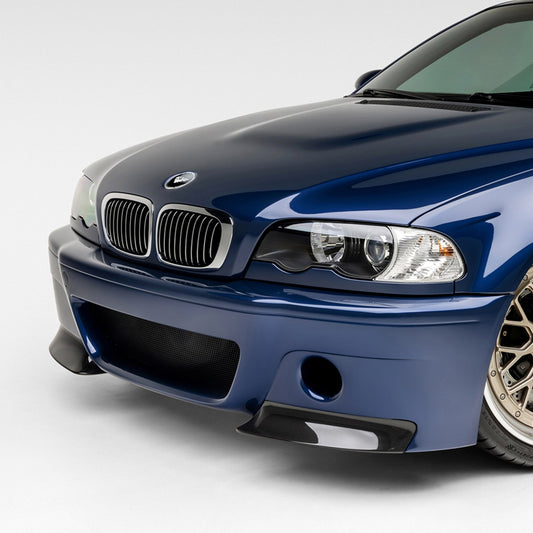 Vorsteiner BMV4625 BMW E46 M3 V-CSL Aero Front Bumper Splitters (Replacement)