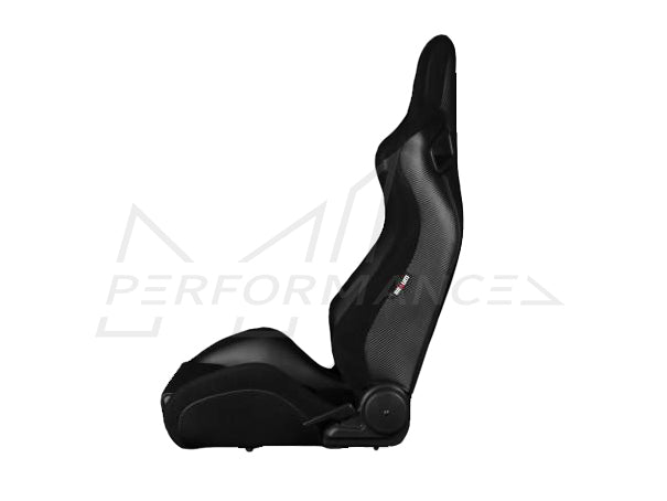 BRAUM Elite-S Series Black Leatherette Racing Seats - Pair