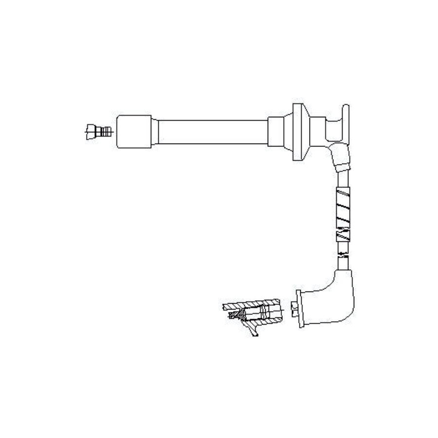 Bremi 9A18 Ignition Cable Kit for VW Transporter