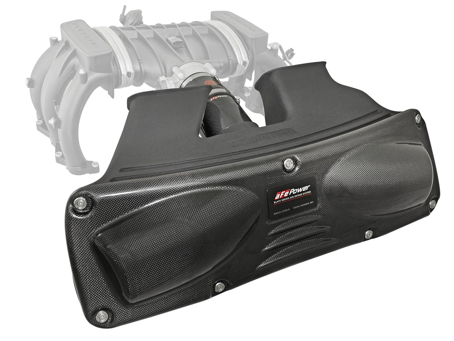 aFe Porsche Black Series Cold Air Intake System (911 Carrera 4/4S/S H6) ML Performance US