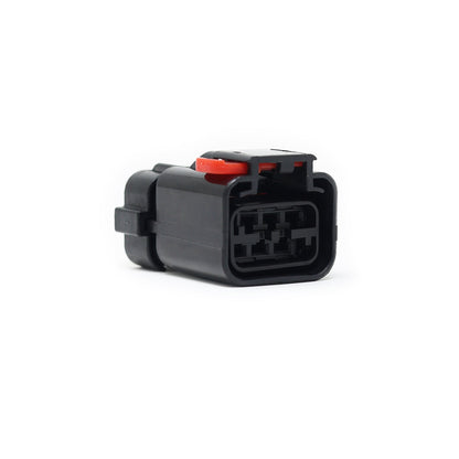 Precision Raceworks 6 Pin 90 Degree Bulkhead Connector