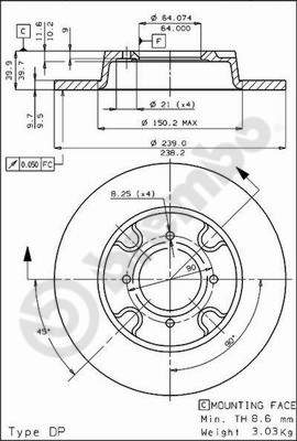 KNORR K108004K50 Disc Brake Caliper Repair Kit