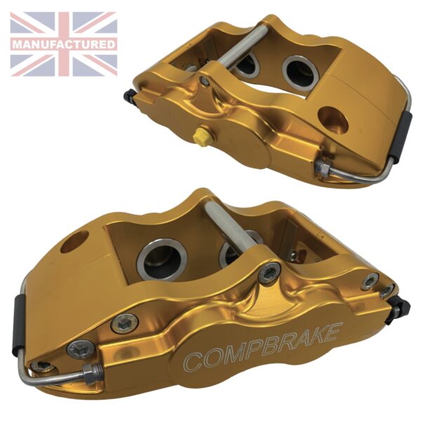 Compbrake CMB-PR12 Pro Race 12 Calipers 4 Pot Gold (Pair)