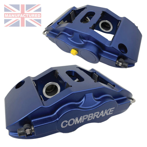Compbrake CMB-PR13 Pro Race 13 Calipers 4 Pot Blue One-Piece Billet Aluminium (Pair)