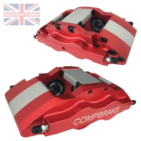 Compbrake CMB-PR011-R Pro Race 11 Rear Calipers 4 Pot Red (Pair)