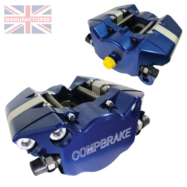 Compbrake CMB-PR17-B Pro Race 17 Kit-Car and Motorbike Calipers 2-Piston Rear (Blue Pair)