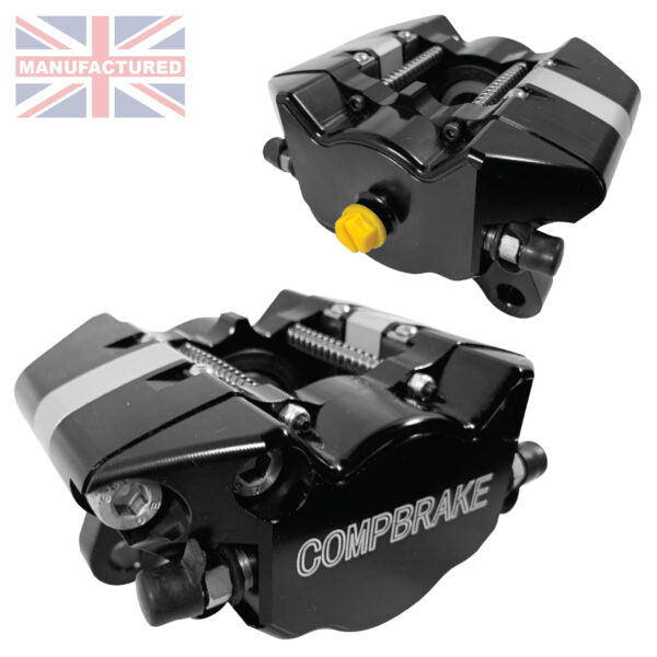 Compbrake CMB-PR17-BLK Pro Race 17 Kit-Car and Motorbike Calipers 2-Piston Rear (Black Pair)