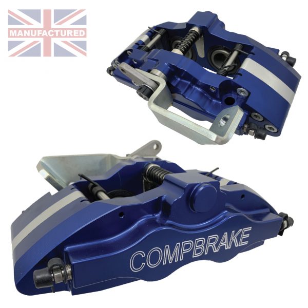Compbrake CMB-PR014-HB-10-B Rear Cable Handbrake Calipers Blue (Pair) Slim