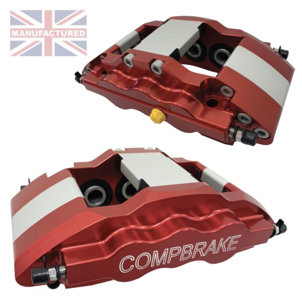 Compbrake CMB0055-R Pro Race 6 Calipers 6 Pot Red (Pair)