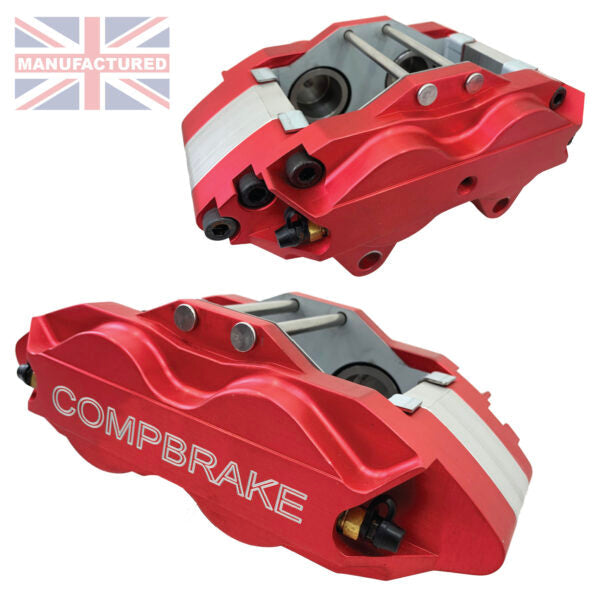 Compbrake CMB0056-R Pro Race 1 Calipers 4 Pot Red (Pair)