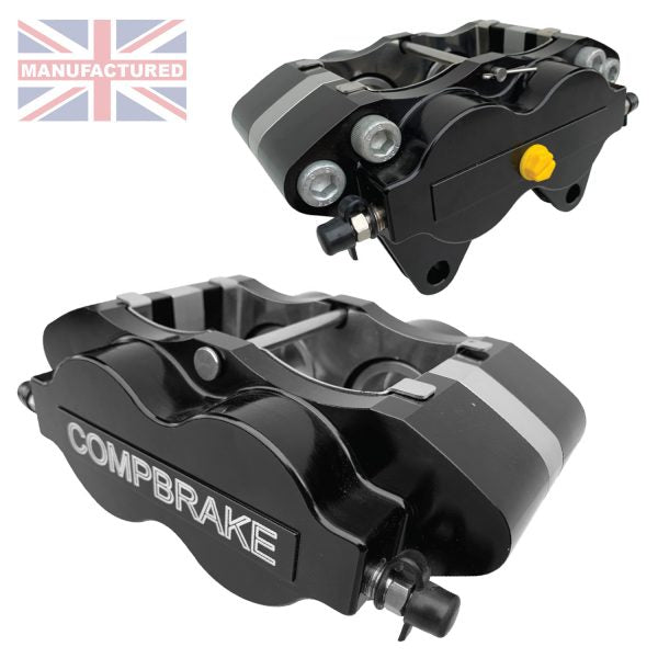 Compbrake CMB0060 B16 Calipers 4 Pot Black (Pair) M16 GP4 Direct Replacement