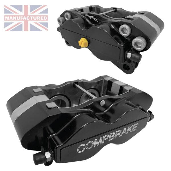 Compbrake CMB0058 Pro Race 3 Calipers 4 Pot Black (Pair)