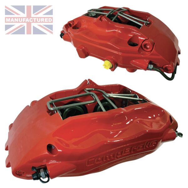Compbrake CMB0369 Pro Race 7 Calipers 4 Pot Red (Pair)