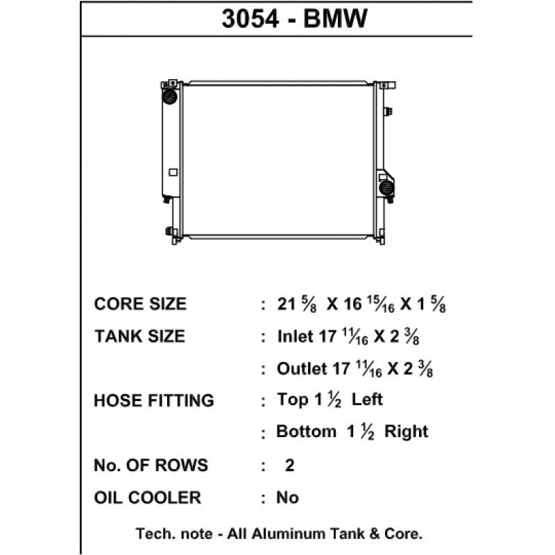 CSF BMW E36 M3 Race Radiator (M3, 320i, 323, 325 & 328)