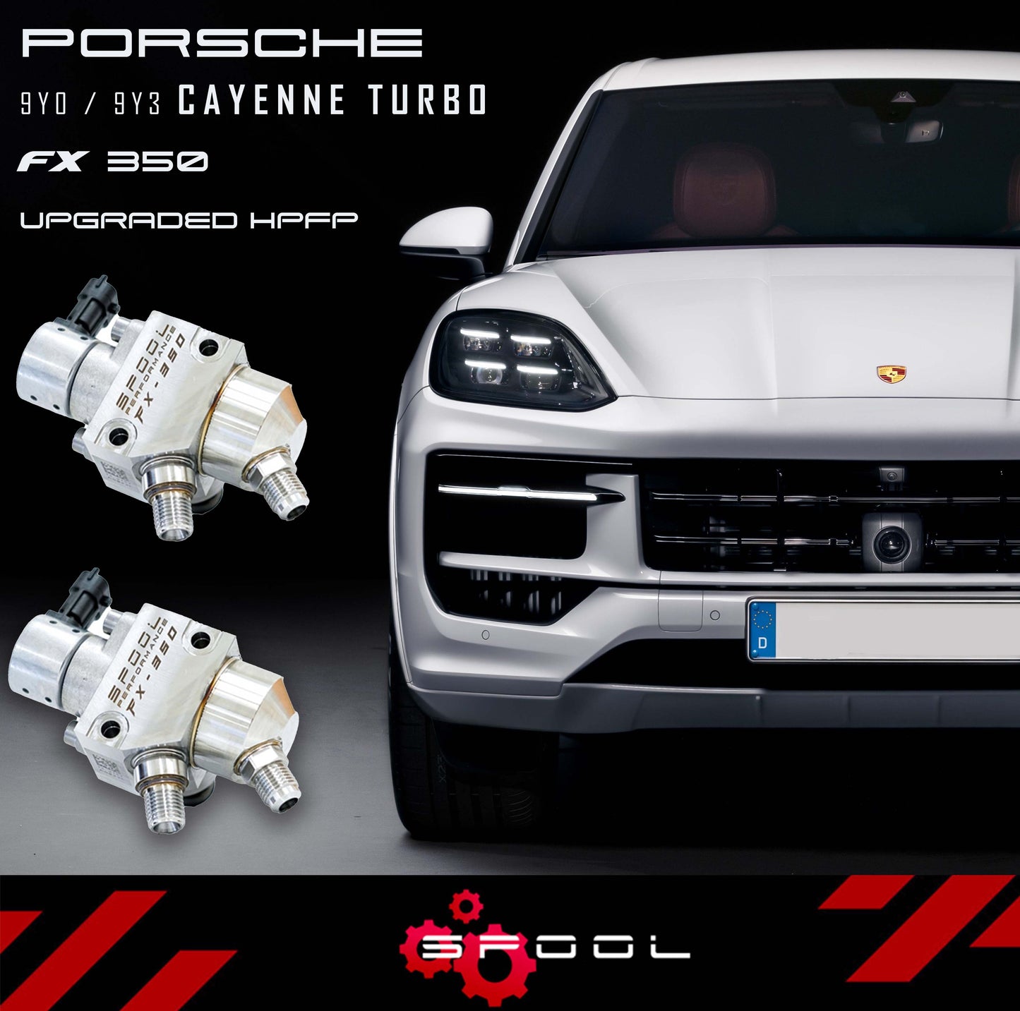 Spool Performance 9Y0/9Y3 Porsche Cayenne Turbo FX-350 Upgraded High Pressure Fuel Pump System