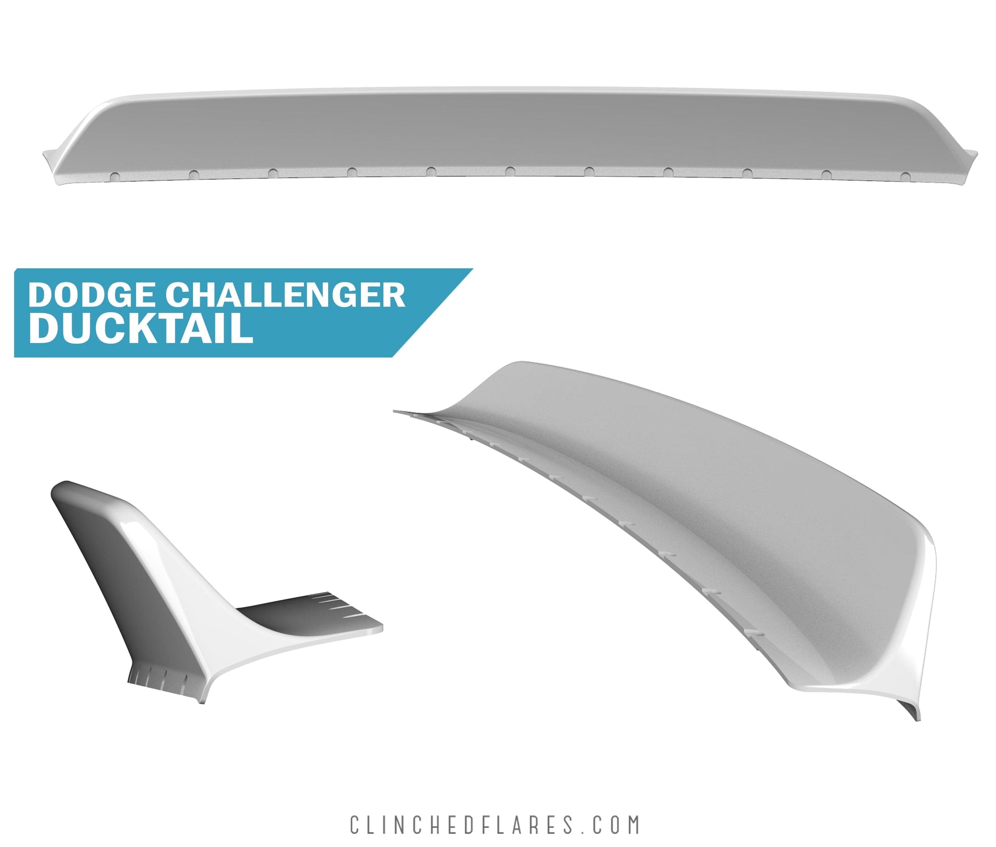 Clinched Dodge Challenger Ducktail Spoiler
