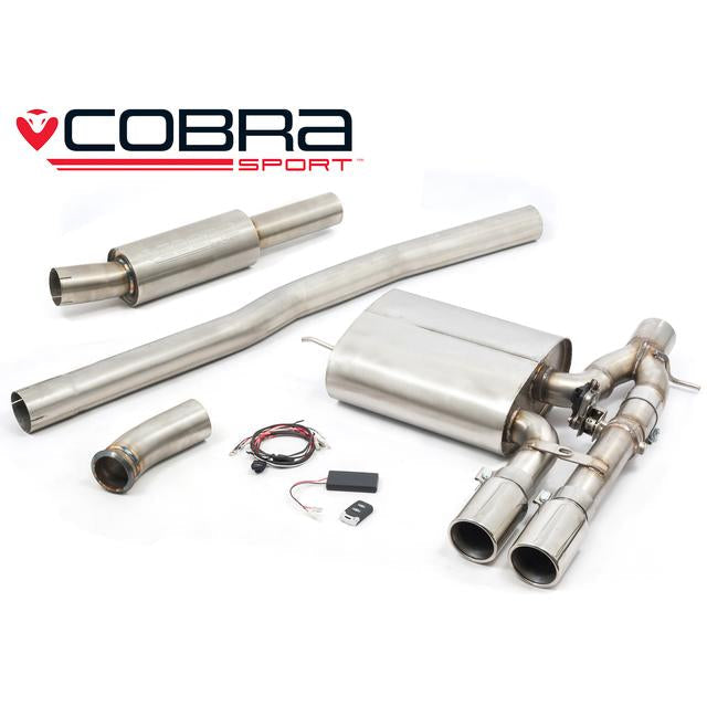 Cobra MINI F56 LCI JCW 3" Valved Cat Back Performance Exhaust