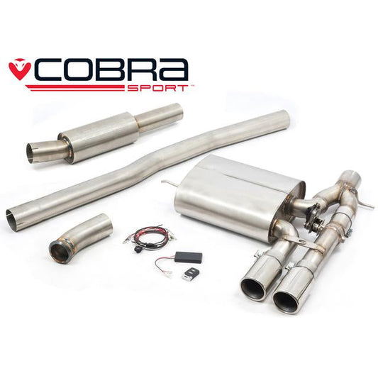 Cobra MINI F56 LCI JCW 3" Valved Cat Back Performance Exhaust