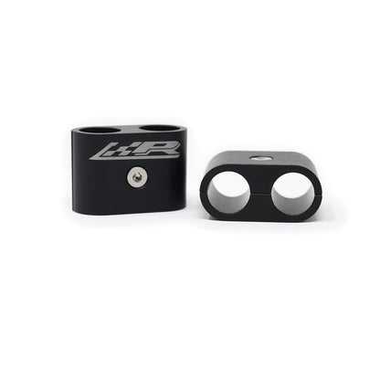 Precision Raceworks Line Clamp - Dual AN-6