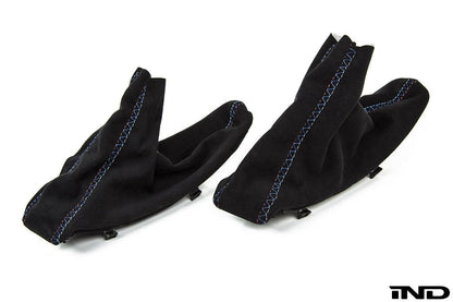 IND E9X M3 Tri-Color Stitched Alcantara E-Brake Boot