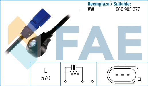 FAE AE60129 Knock Sensor