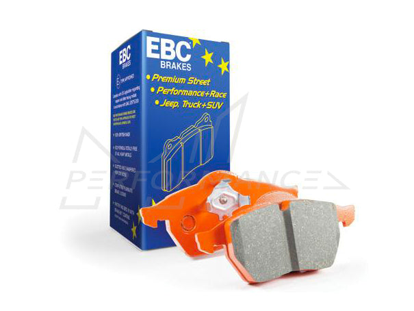 EBC Audi Volkswagen Orangestuff Race Rear Brake Pads - ATE Caliper (MK6 Golf R, 8P S3, 8J TT & 8J TTS) - ML Performance US 