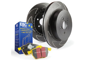 EBC Audi B7 A4 Yellowstuff 4000 Series Rear Sport Brake Pads & BSD Series Sport Discs Kit - Girling/TRW Caliper | ML Performance US