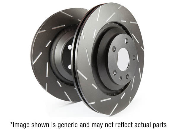 EBC Audi Seat Skoda Volkswagen USR Front Slotted Discs (Pair) - VW Caliper (Inc. 8P A3, 1P Leon, 1Z octavia & MK6 Golf) | ML Performance US