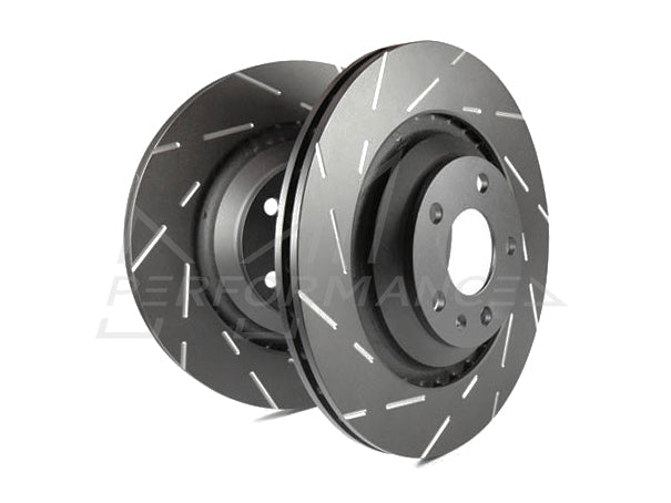 EBC BMW E82 E88 StreetTrack Slotted Front Discs (135i) - ML Performance US