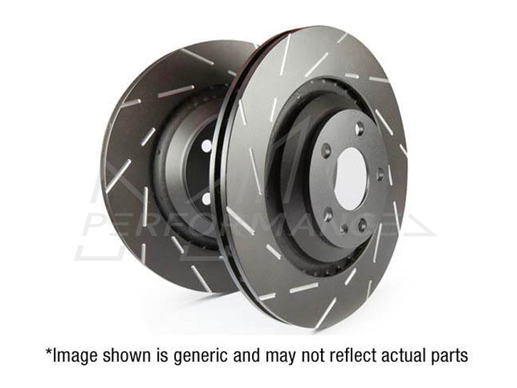 EBC Audi C6 A6 USR Front Slotted Discs (Pair) - ATE Caliper - ML Performance US