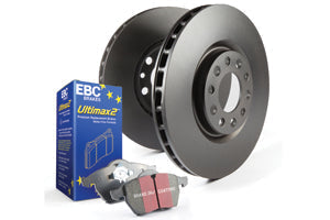 EBC BMW F22 F30 F32 F36 Ultimax Front Brake Pads & Plain Discs Kit (Inc. 230i, 330i, 428i & 430ix) - ML Performance US