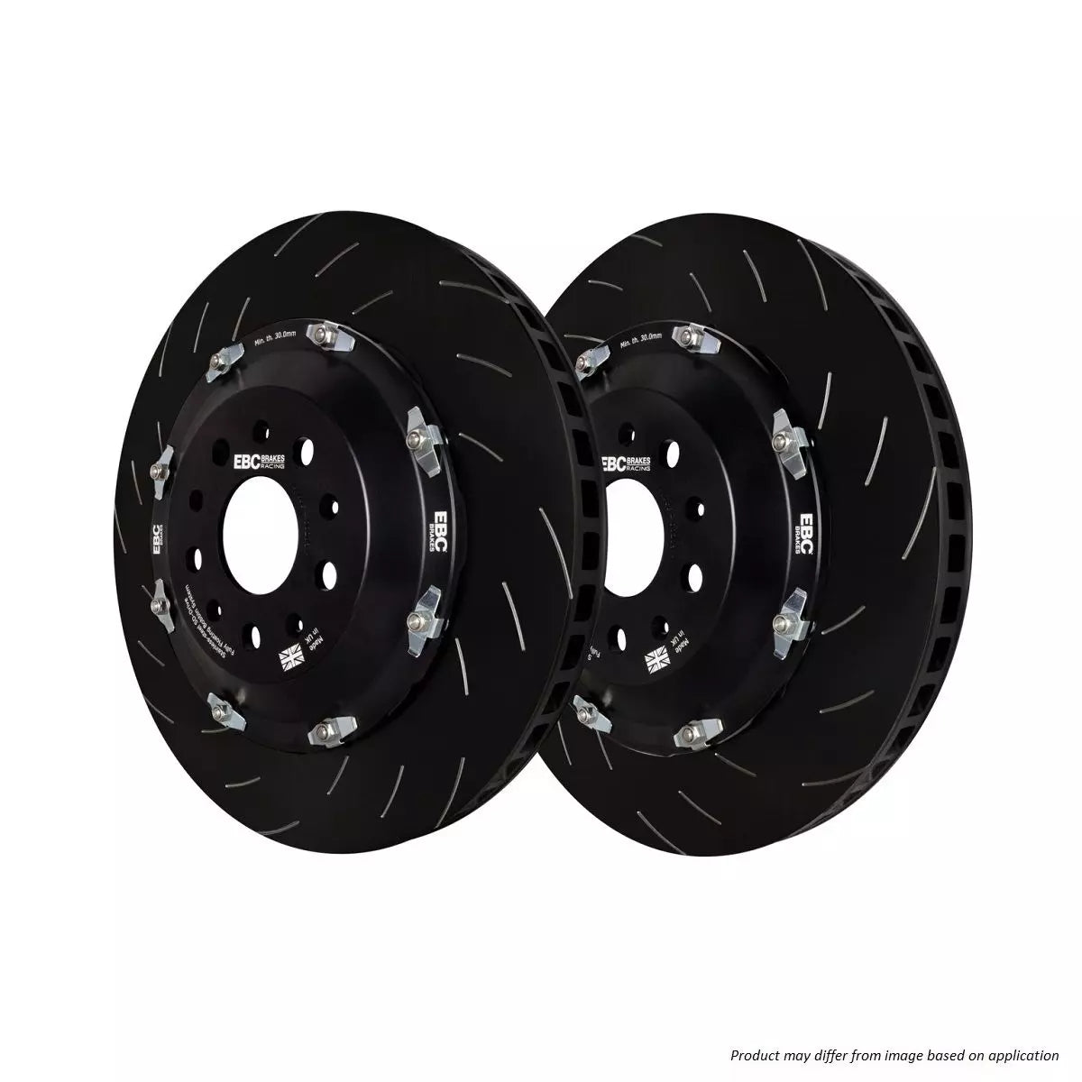 EBC BMW F80 F82 F83 F87 Racing Floating Rear Brake Discs - Brembo Caliper (Inc. M2, M2 Competition, M3 & M4) - ML Performance US