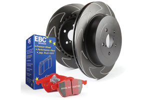 EBC Ford Mustang 5th Generation Rear Redstuff Pad & Blade Sport Disc Kit - ML Performance US