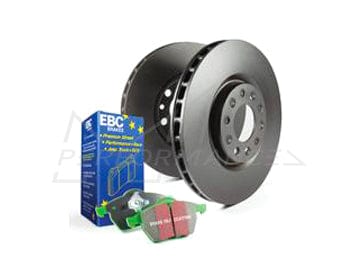 EBC Mercedes-Benz W203 R171 Greenstuff 2000 Series Sport Brakes Pad And Premium OE Replacement Plain Disc Kit To Fit Front - Brembo Caliper (C320 & SLK350) | ML Performance US