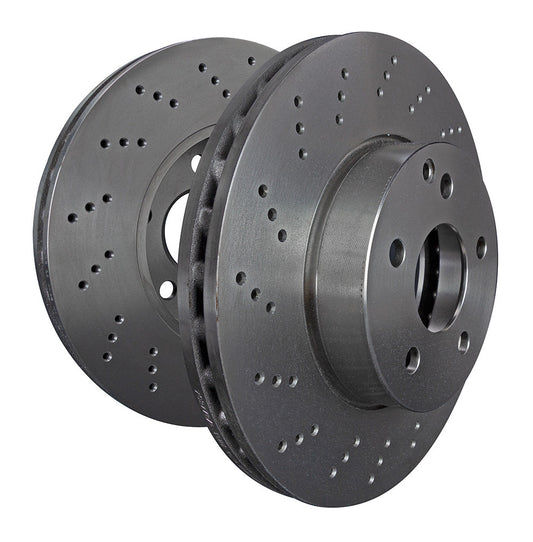 EBC Mercedes-Benz W176 X156 C/X117 Premium OE Replacement Front Discs - Brembo Caliper (A45 AMG, CLA45 AMG & GLA45 AMG) - ML Performance US